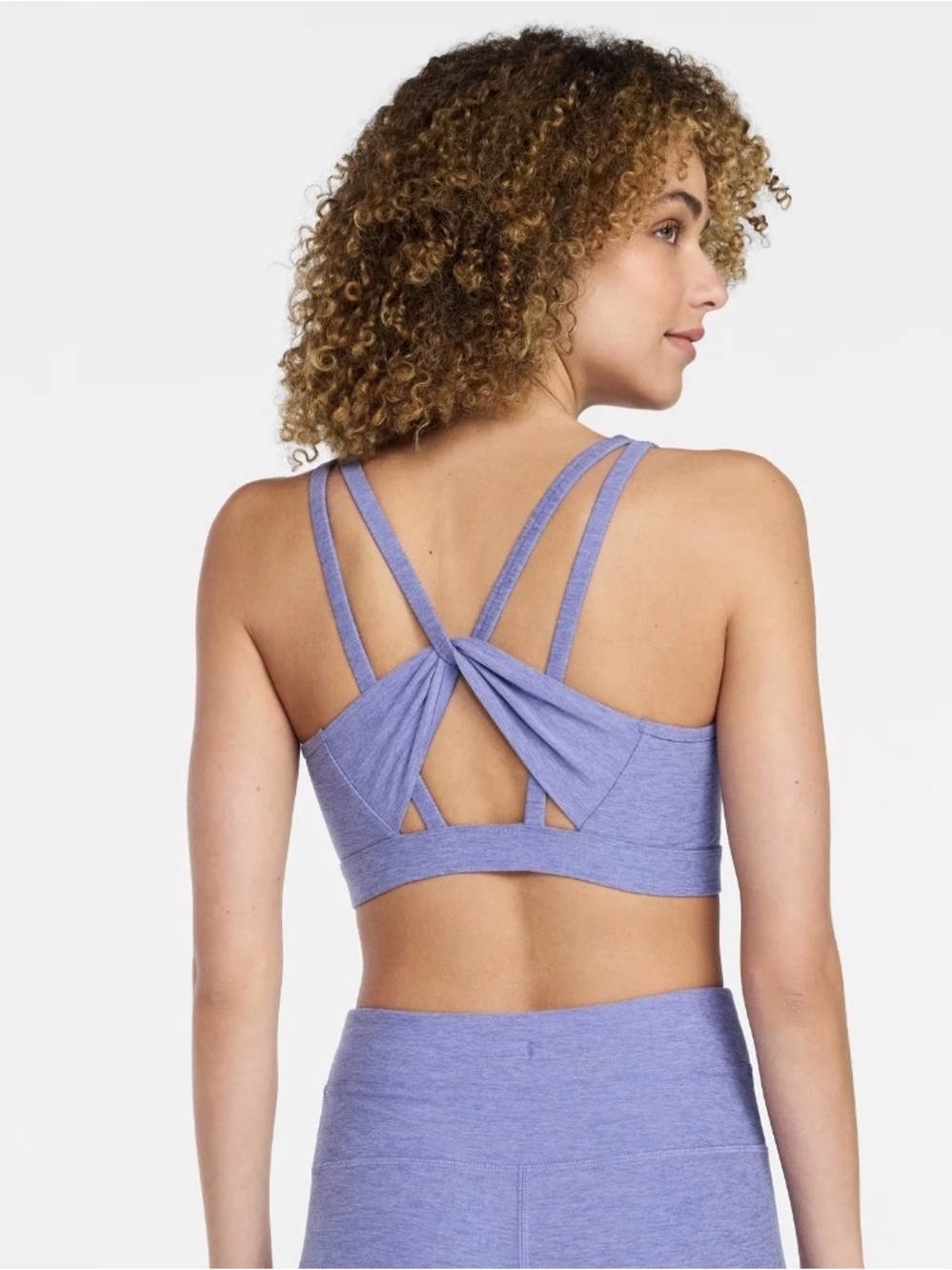 Butter core twist sports bra